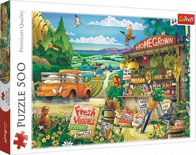 Пазли Trefl Ранок у селі 6336188