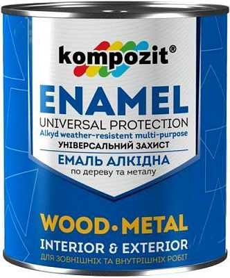 Емаль алкідна Kompozit сніжно-білий мат 2,8кг