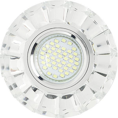 Светильник точечный LightMaster с Led-подсветкой GU5.3 4000 К хром CD7082 