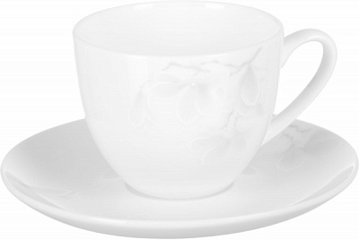 Чашка з блюдцем Magnolia 150 мл Fiora