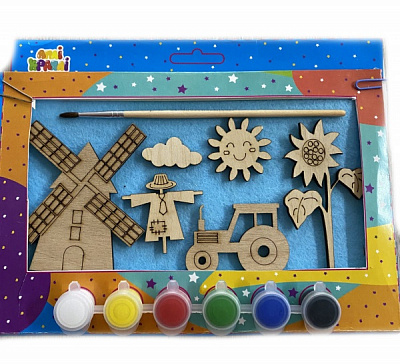 Набір для творчості з фанери Ферма Аплі-Краплі