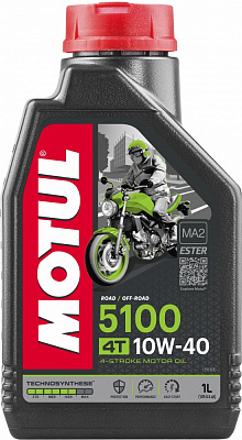 Моторна олива напівсинтетична Motul 5100 4T 10W-40 1 л (836511;104066)
