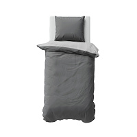 Комплект постельного белья 1,5 темно-серый Luna