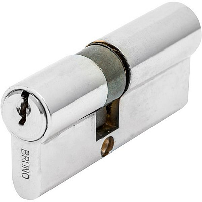 Цилиндр Bruno 30x40 ключ-ключ 70 мм хром