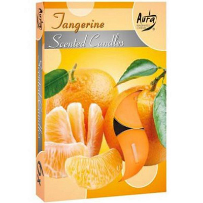 Набір арома-свічок Bispol p15-45 мандарин 6 шт