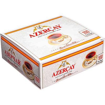 Чай черный Azercay с бергамотом 100 шт. (4760062100945) 