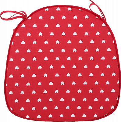 Подушка Indigo Joy 39,5х39,5х2 см красная