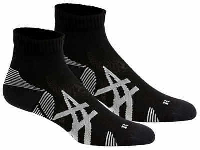 Шкарпетки Asics 2PPK CUSHION RUN QUARTER SOCK 3013A800-002 р.II чорний