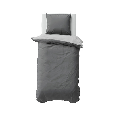 Комплект постельного белья 1,5 темно-серый Luna