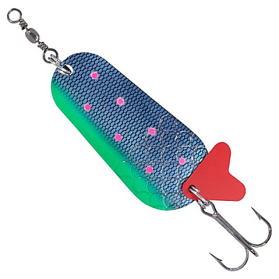 Блесна-колебалка Balzer 30 г COLONEL CLASSSIC CURVY SPOON UV VIOLET green