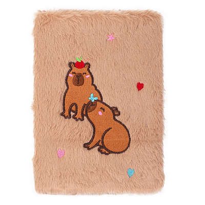 Блокнот плюшевий Forme CAPYBARA 7 А5 80 арк. KIDS Line