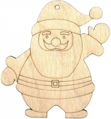 Заготовка Дід Мороз 4 9х10 см Rosa Talent