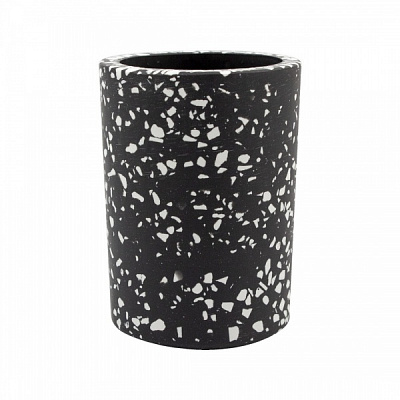Стакан для зубных щеток Trento Mosaic Black (61448)
