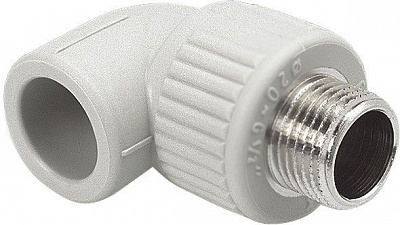 Коліно зовнішня Ekoplastik-term term 90°х25х3/4