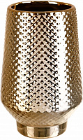 Ваза керамічна Glossy DLPQ1449B/A-2 18 см золотиста 