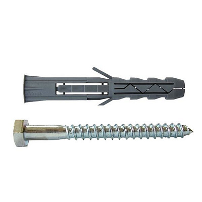 Дюбель распорный с винтом для дерева 10x60 мм 8 шт. Expert Fix