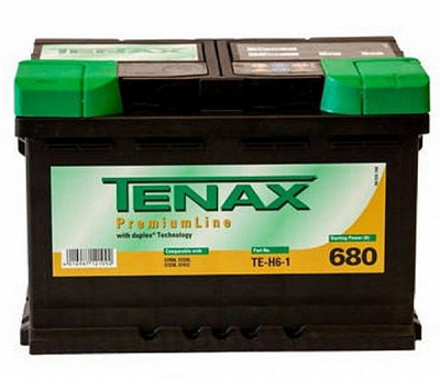 Аккумулятор автомобильный PREMIUM 74Ah 680A 12V «+» справа (TE-H6-1)