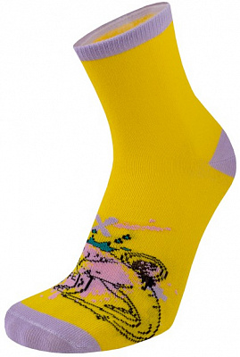 Носки детские унисекс Duna 5419 р. 18–20 желтый с рисунком