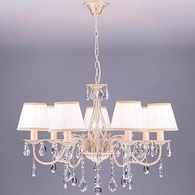 Люстра підвісна Strotskis Cape Coral 7x40 Вт E14 біло-золотистий 3637/7