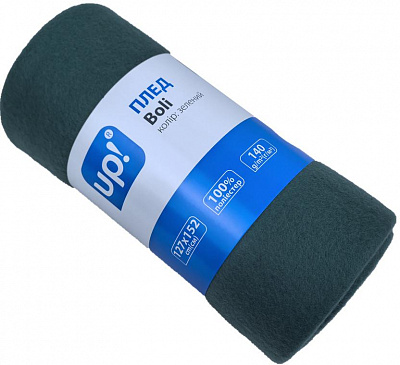 Плед Boli 127x152 см зеленый UP! (Underprice)