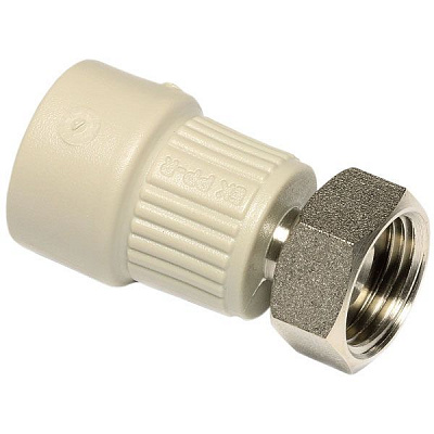 Переходник с накидной гайкой внутренняя Wavin Ekoplastik 20x1/2