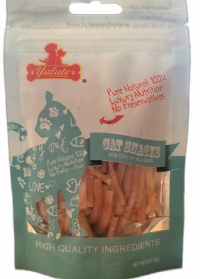 Снеки Yalute Foods Short Chicken Slices кусочки курицы 50 г