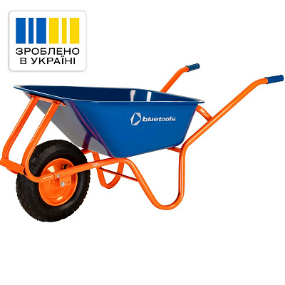 Тачка садовая BLUETOOLS 100 л до 180 Formula 1 Industrial (220-4009)