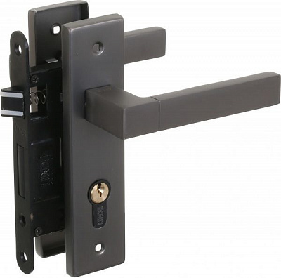 Комплект фурнітури A-2004 PZ SN/CP PZ 61.5 мм матовий антрацит