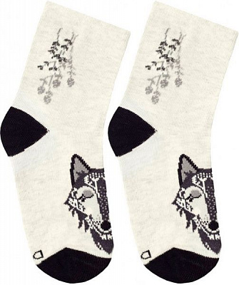 Носки детские Duna 4053 р.12–14 серо-бежевый 