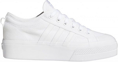 Кеды Adidas NIZZA PLATFORM W FV5322 р. UK 6 белый