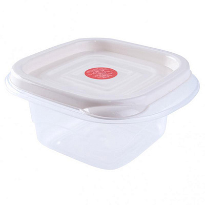 Контейнер для хранения Омега, 0,45 л белая роза, Алеана