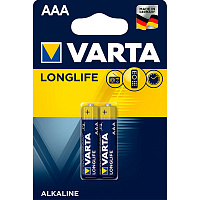 Батарейка Varta Longlife AAA (R03, 286) 2 шт. (4103101412) 