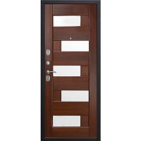 Двери входные Tarimus 7.5 см Бергамо медный антик Каштан 2050x960R