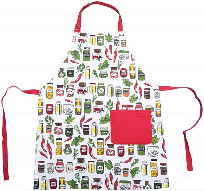 Фартук кухонный Специи красный Homeline