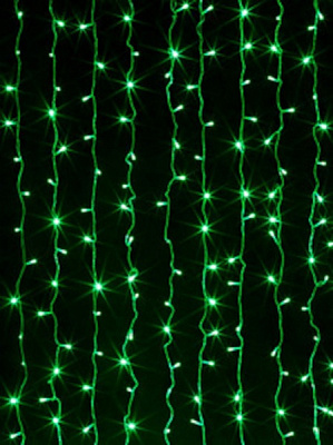Електрогірлянда-штора SHLigts (LDCL544-G-E) вбудований світлодіод (LED) 544 ламп 2,2 м