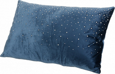 Подушка декоративная 50x30 см синий HOME&STYLING 