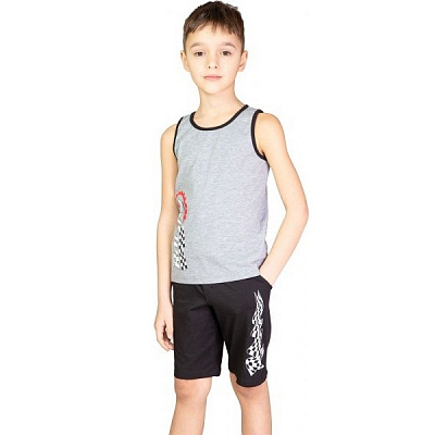 Костюм для мальчиков KOSTA 0367-4 р.122-128 серый 