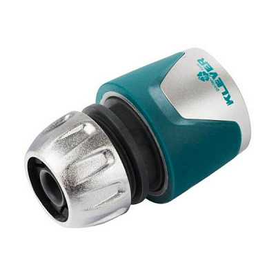 Коннектор для шланга 1/2 Klever с аквастопом