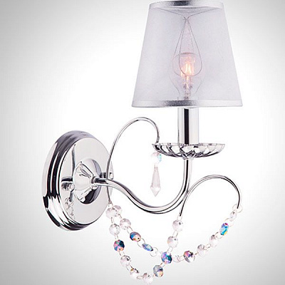 Бра Strotskis Gloria 1x40 Вт E14 хром/срібло 10069/1