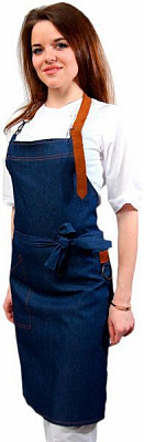 Фартук с нагрудником Lux-Form Р1485 Левис кожа р. универсальный джинс