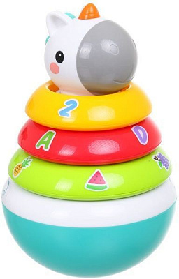 Игрушка музыкальная неваляшка единорог 17 см ODT107089