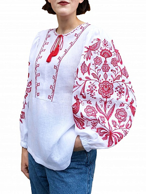 Вишиванка Галерея льону Орися р. 48 білий 9200/48/101