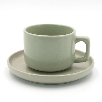 Чашка с блюдцем Milika Sonata Grey 250 мл M0430-3144-CS-GY