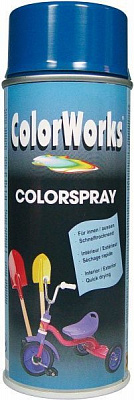 Аэрозоль ColorWorks Colorspray темно-голубой 400 мл