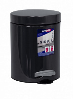 Відро з педаллю Eurogold Sirius 5 л антрацит