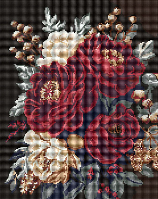 Алмазна мозаїка Квітковий спокій ©art_selena_ua Ideyka