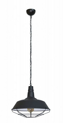 Подвес Геотон Техно-360 1x60 Вт E27 черный с белым 48775 