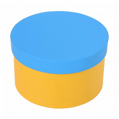 Коробка подарочная Желто-голубая 16.8*9.7 см 2110190902