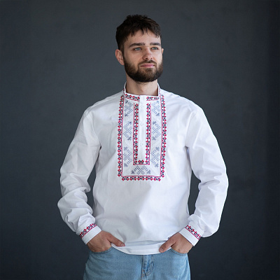 Рубашка Эдельвика белый р. M 396-24/09