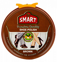 Паста Smart SHOE POLISH BROWN 50 мл коричневый